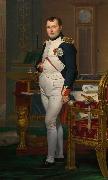 Jacques-Louis David Napoleon in his Study (mk08) painting